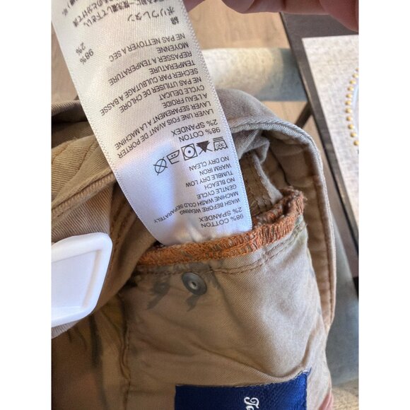 Tommy Bahama Mens Khaki Straight Fit Pants 32X32 Cotton Spandex Blend - Picture 5 of 5